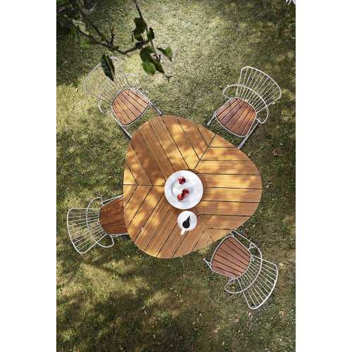 Houe Leaf Outdoor Dining Table Naken Interiors
